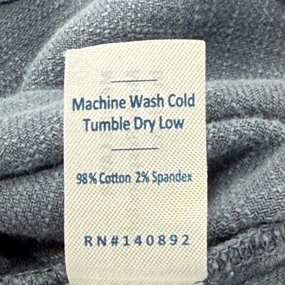 Marine Layer Mens Selvedge Button Up Short Sleeve M/L Shirt Casual Staple - Picture 7 of 7